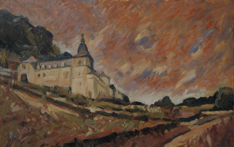 Chateau Neercanne sunset 50 x 31,5 cm LR
