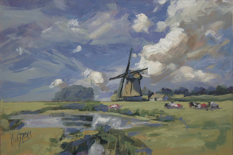 Windmill in the polder