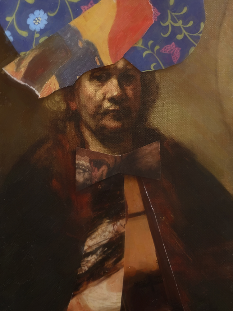 Rembrandt Kahlo 60x80cm collage LR