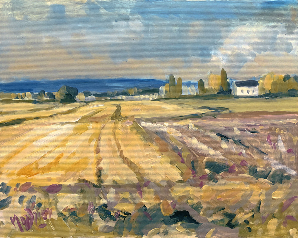 Cropped field, after Fred Fouarge