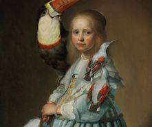 Portret van een meisje in het blauw, Johannes Cornelisz. Verspronck, 1