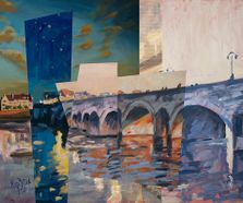 Sint Servaasbrug collage noordzijde 2020 50x40cm LR