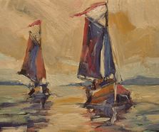 Two sailing boats