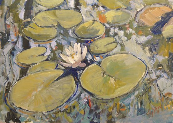 Water lilies II by Nop Briex