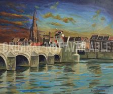 Wyck Maastricht by Nop Briex 2001 oil on canvas LR